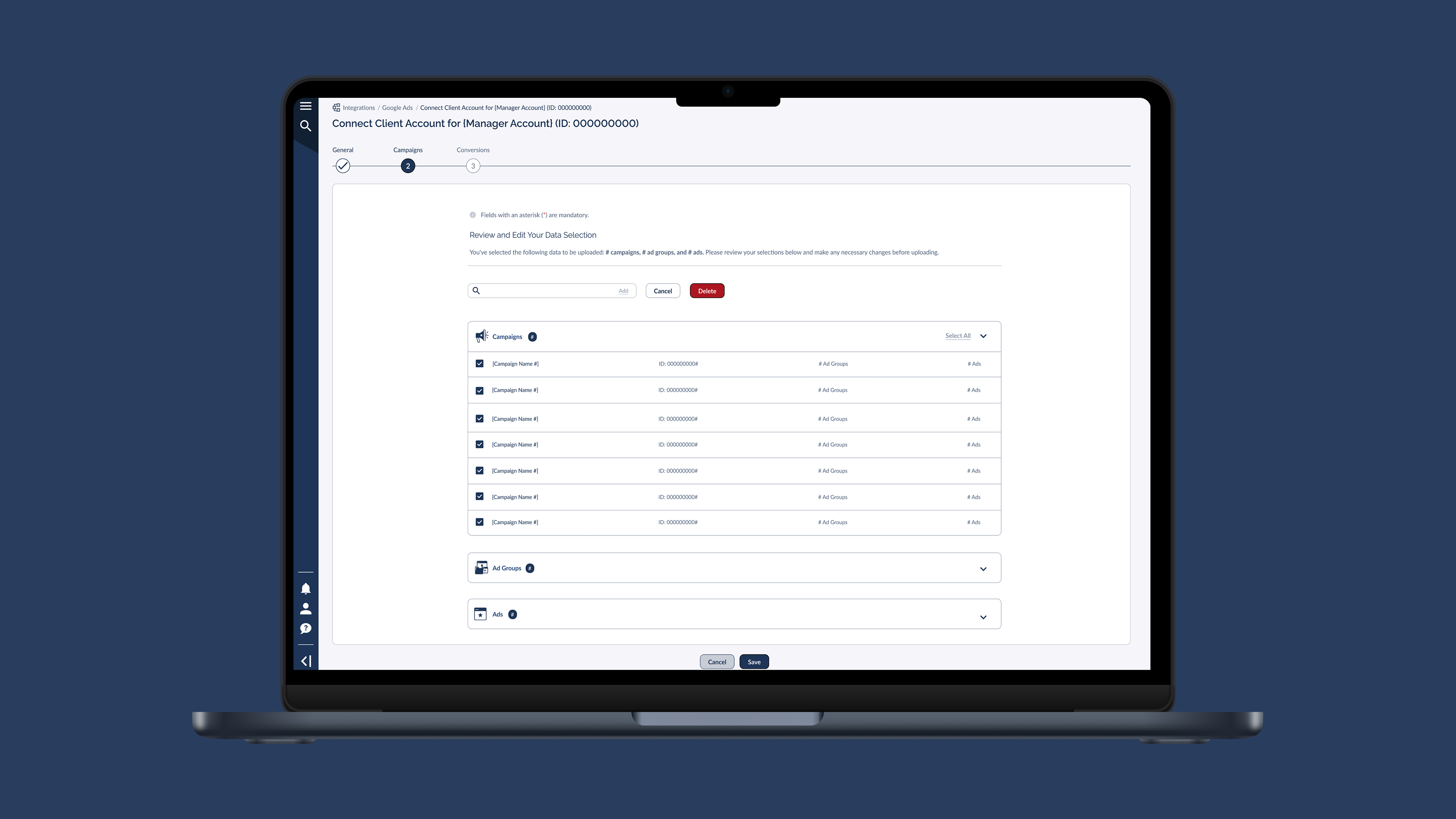 Everflow Google Ads Integration interface
